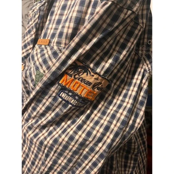 Live Full Live Well / AKOO Patched Soft Flannel Shirt‎ (XL) - Picture 5 of 7